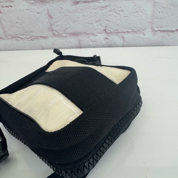 CHANEL Coco Mark Sport Line Mini Logo Bag White Black - Picture 7 of 15